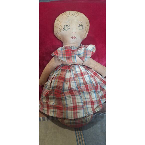 Topsy Turvey cloth rag doll- vintage Americana! Very nice vintage condition - Picture 1 of 7